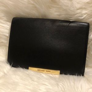 Oversized wallet gold hardware
